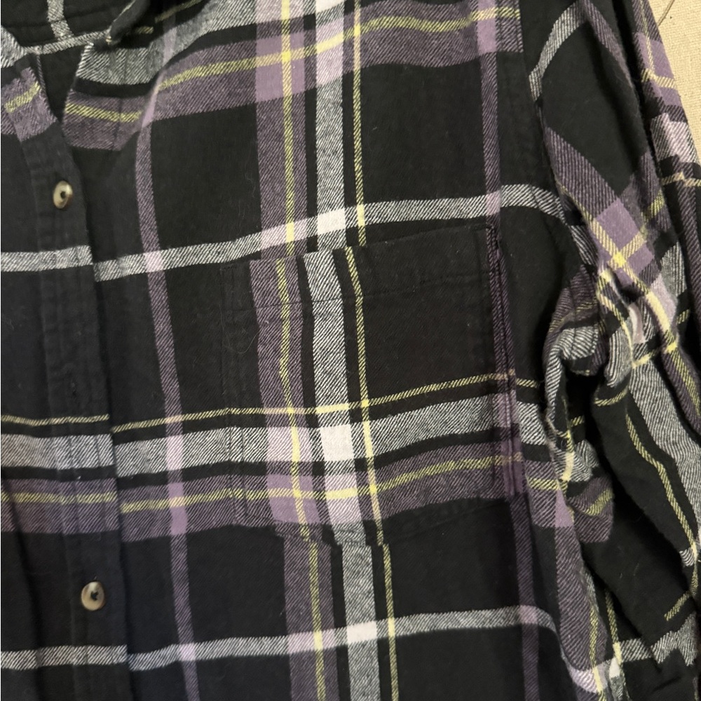 So Cotton flannel- size XL purple, black and yellow - Picture 4 of 6